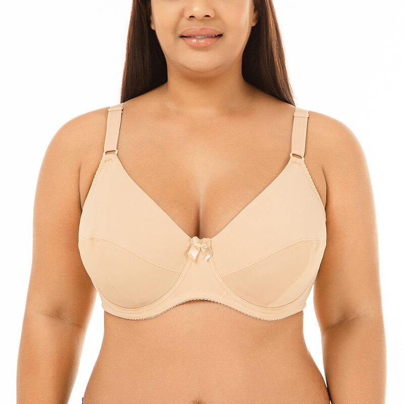 Women's Plus Size Sexy Push Up Breathability Comfort Padded Bra - CHALIER
