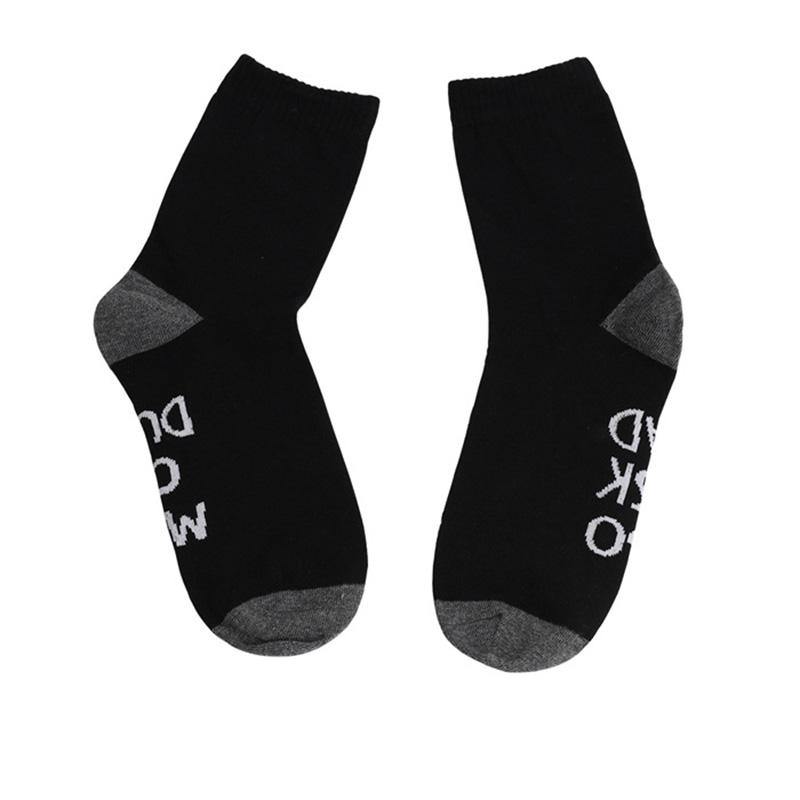 Womens Fun Letters Crew Family Socks for "MOM OFF DUTY" - CHALIER