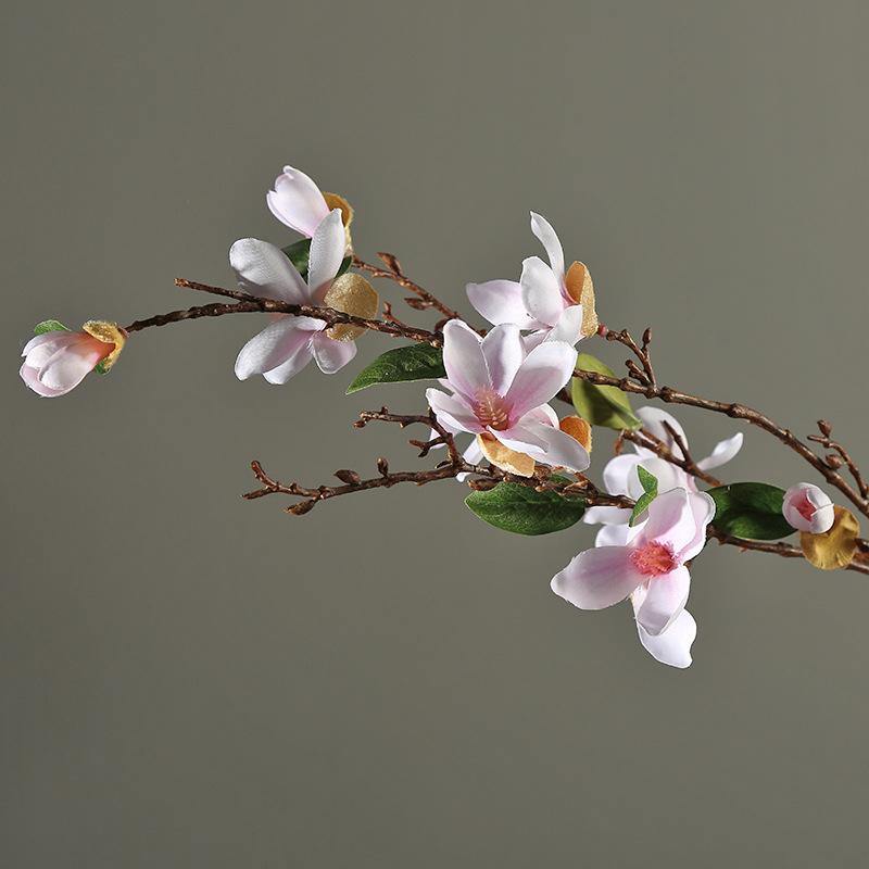 Artificial Magnolia Bouquet Fake Flower For Wedding Home Decoration - CHALIER