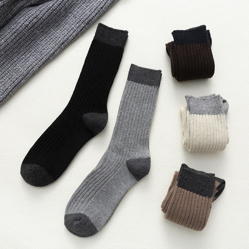 Chalier Mens Casual Crew Marle Cushioned Socks