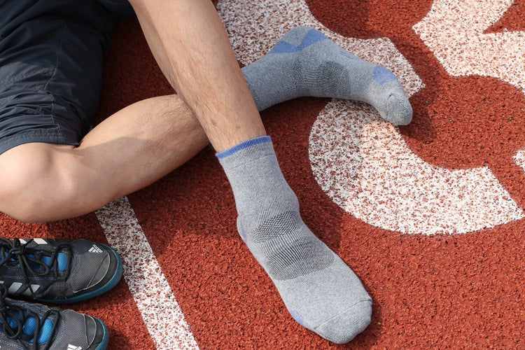 Chalier Men Towel Sports Socks 3 Pack