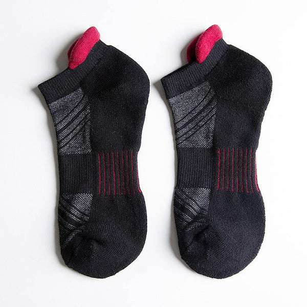 Chalier Men Athletic Socks Breathable Mesh Black - CHALIER