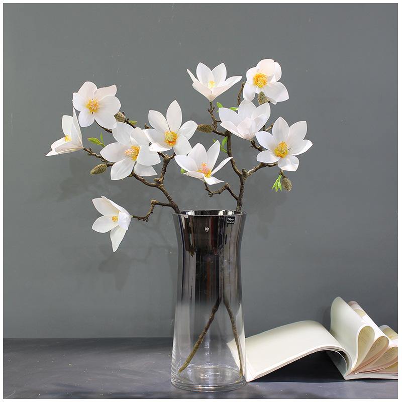 Artificial Flower Artificial Magnolia For Home Office Wedding Decoration - CHALIER