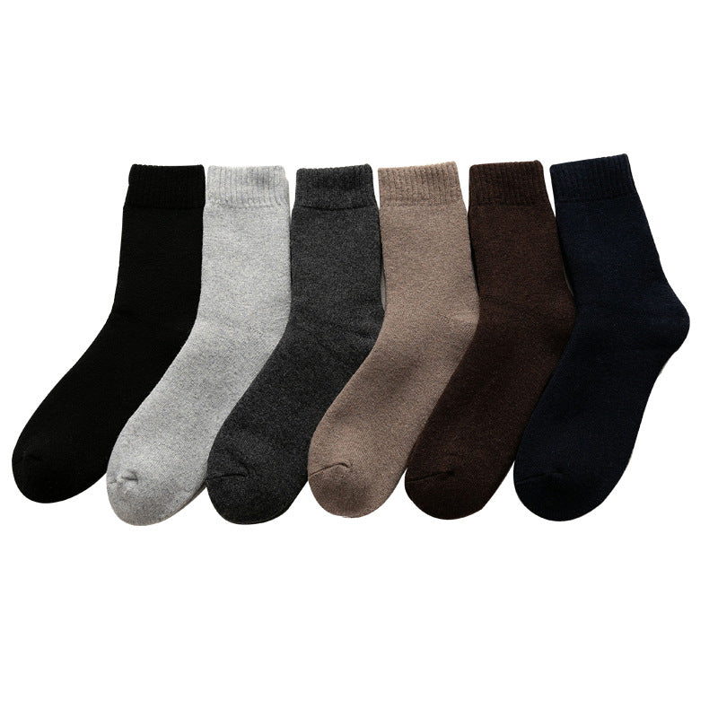 Chalier Mens Crew Casual Cushioned Socks