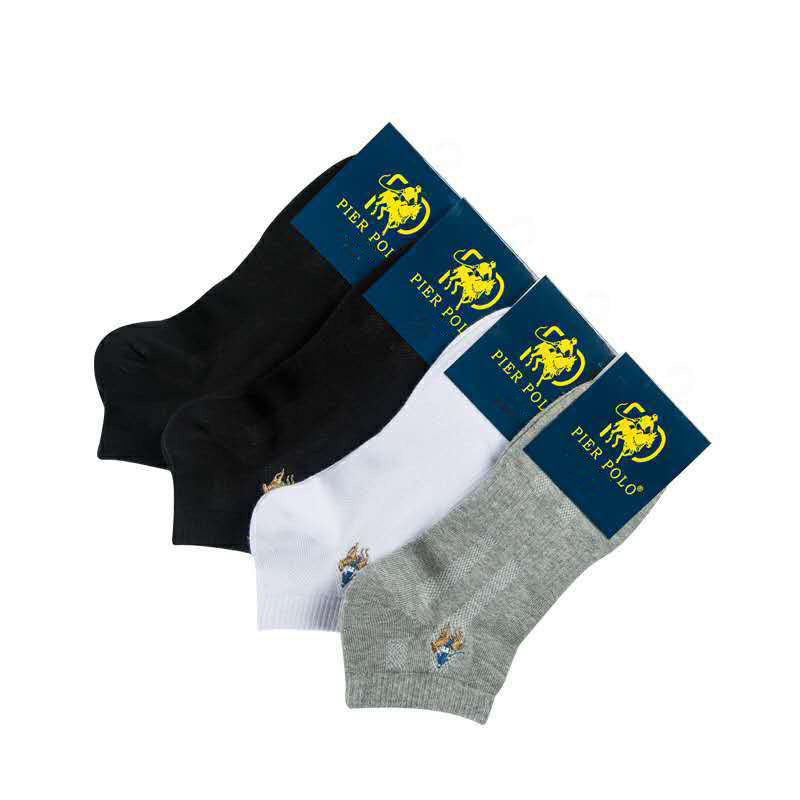 Men's Ankle Socks Cotton 4 Pack