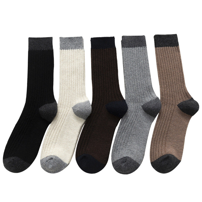 Chalier Mens Casual Crew Marle Cushioned Socks