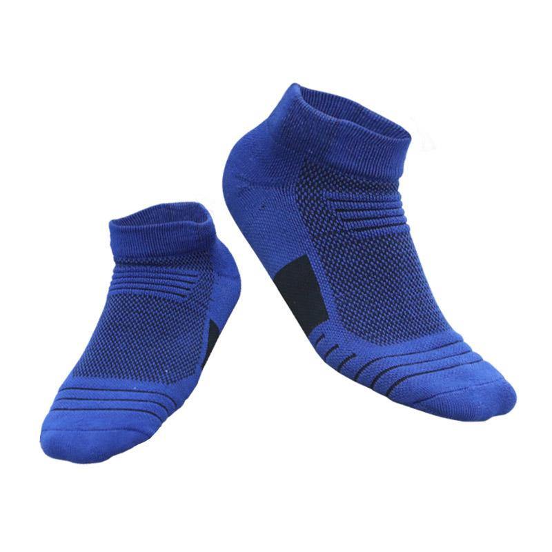 Mens Marathon Socks Set Short Athletic Ankle Non-slip Running Basketball Socks 5 Pairs - CHALIER