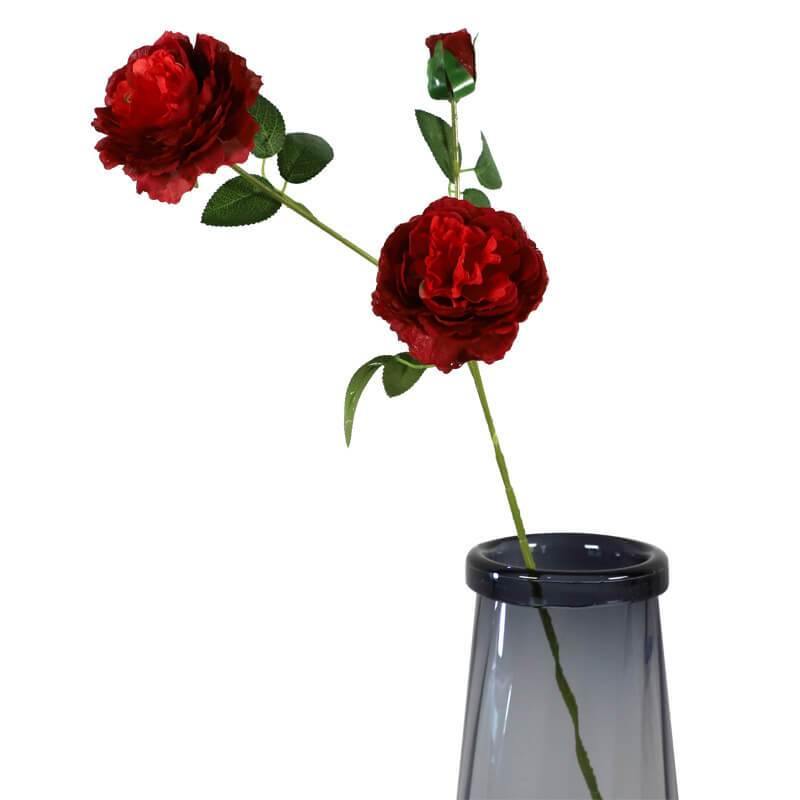 Artificial Flowers 2 PCS Fake Peony Silk Flowers  For Wedding&Home Decoration - CHALIER