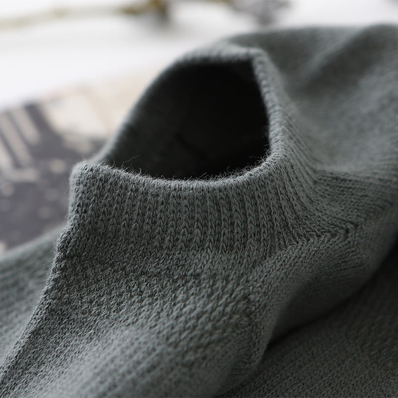 Chalier Men Sports Ankle Socks Mesh 5 Pack