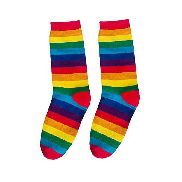 Women Cozy Socks Crazy Fun Socks Cotton Socks Rainbow
