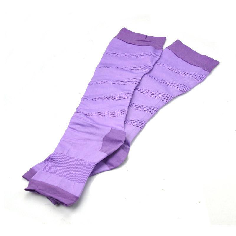 Womens Bed Sleep Socks Fingerless Compression Socks Stockings - CHALIER