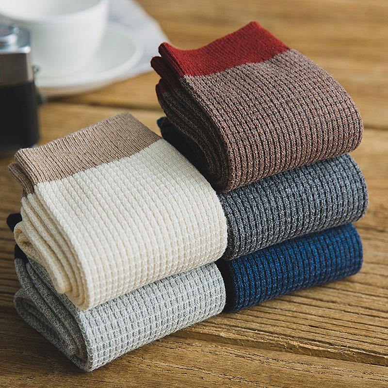 Chalier Men Knitted Socks Thicken and Warm 5 Pack - CHALIER