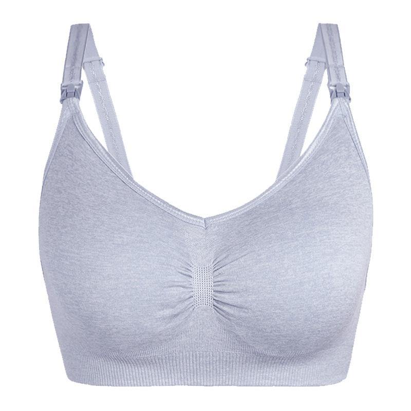 Nursing Bras for Breastfeeding Nursing Wirefree Soft Lined Women Sexy Maternity Bralette - CHALIER