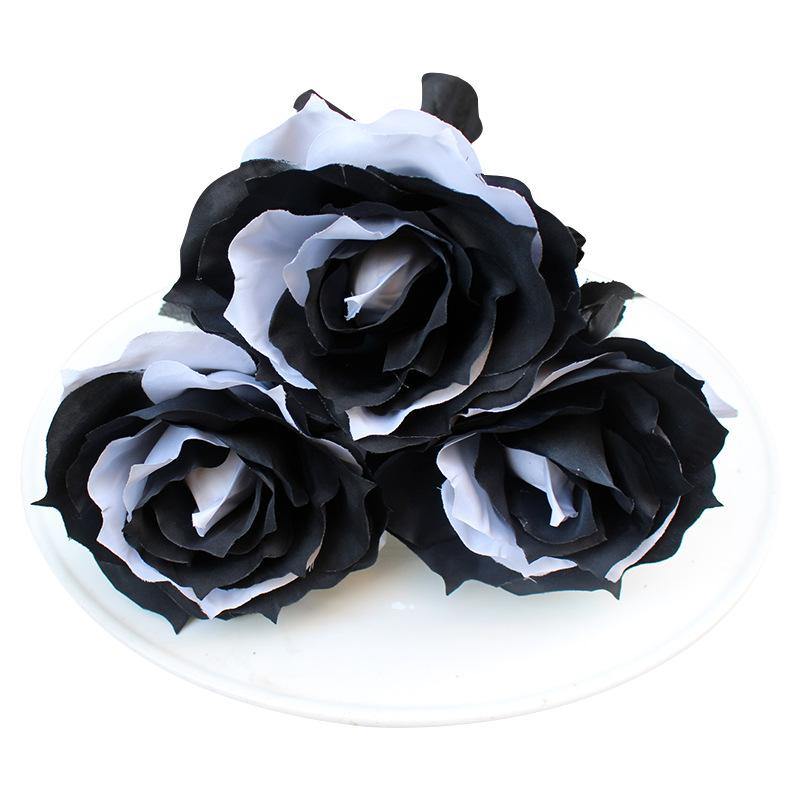 Artificial Flowers Roses Silk Flowers Blossom Fake Long Stem Artificial Roses for Home Wedding Decorations - CHALIER