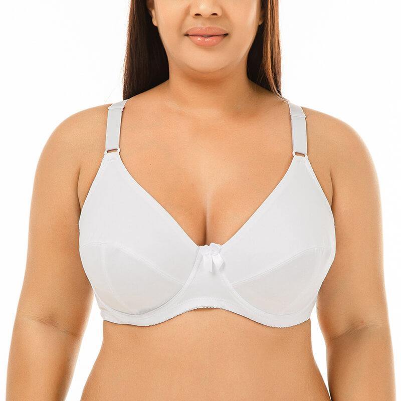 Women's Plus Size Sexy Push Up Breathability Comfort Padded Bra - CHALIER