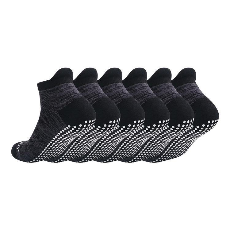 Mens Sports Socks  Professional Gymnasium Non Skid Breathable Low Ankle Socks - CHALIER