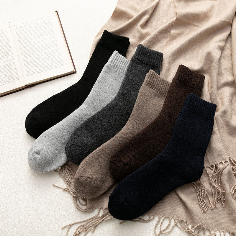 Chalier Mens Crew Casual Cushioned Socks