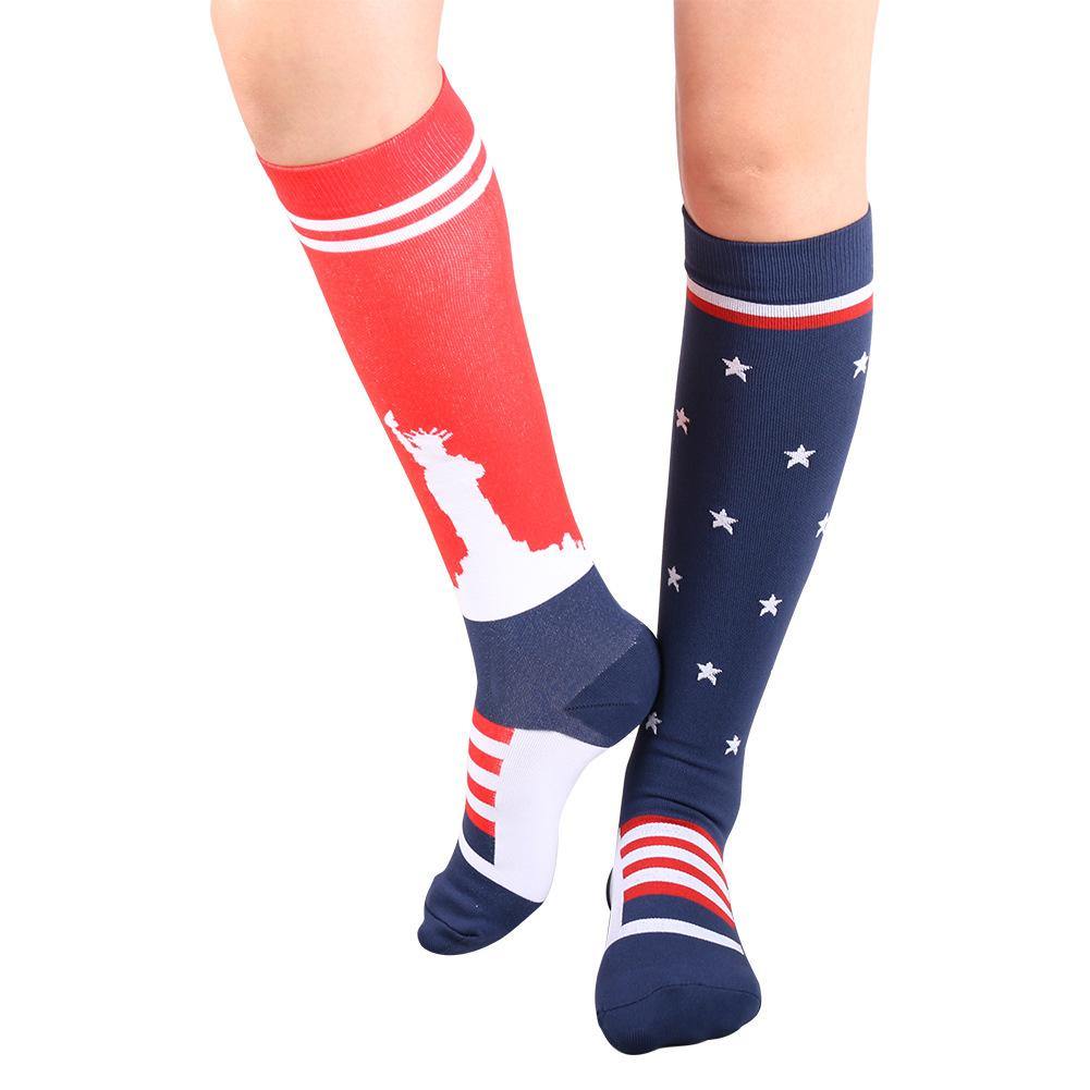Womens Compression Socks Knee High Stocking For Running, Cycling, Athletic - CHALIER