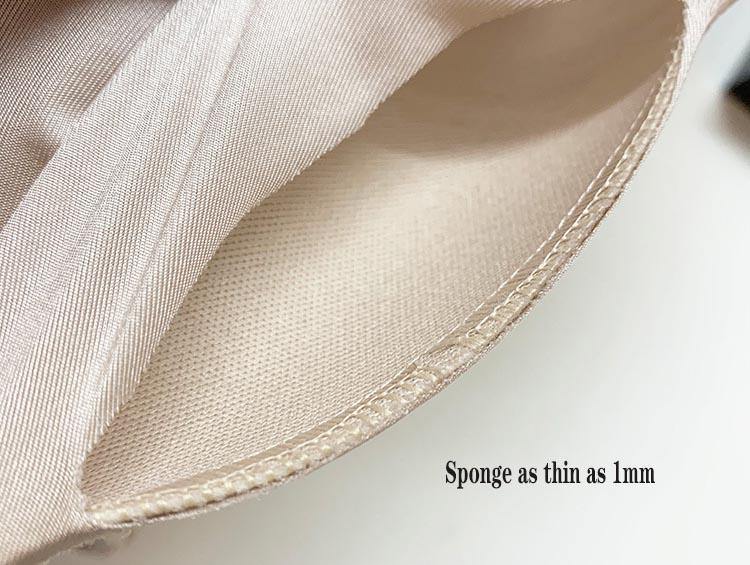 Ultra-thin Womens Solid Plus Size Girl Bra Smooth Silk Classic Underwire Lingerie Full Coverage - CHALIER