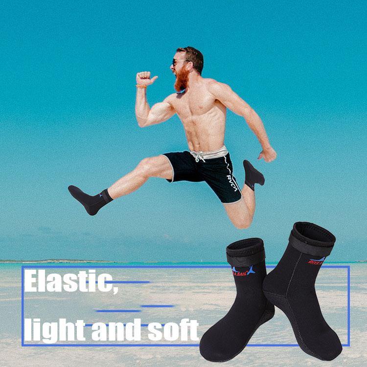 Diving Socks Unisex 3mm Cold-proof Warm Surf Swimming Beach Socks - CHALIER