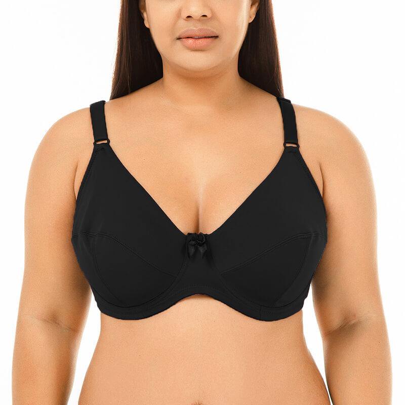 Women's Plus Size Sexy Push Up Breathability Comfort Padded Bra - CHALIER