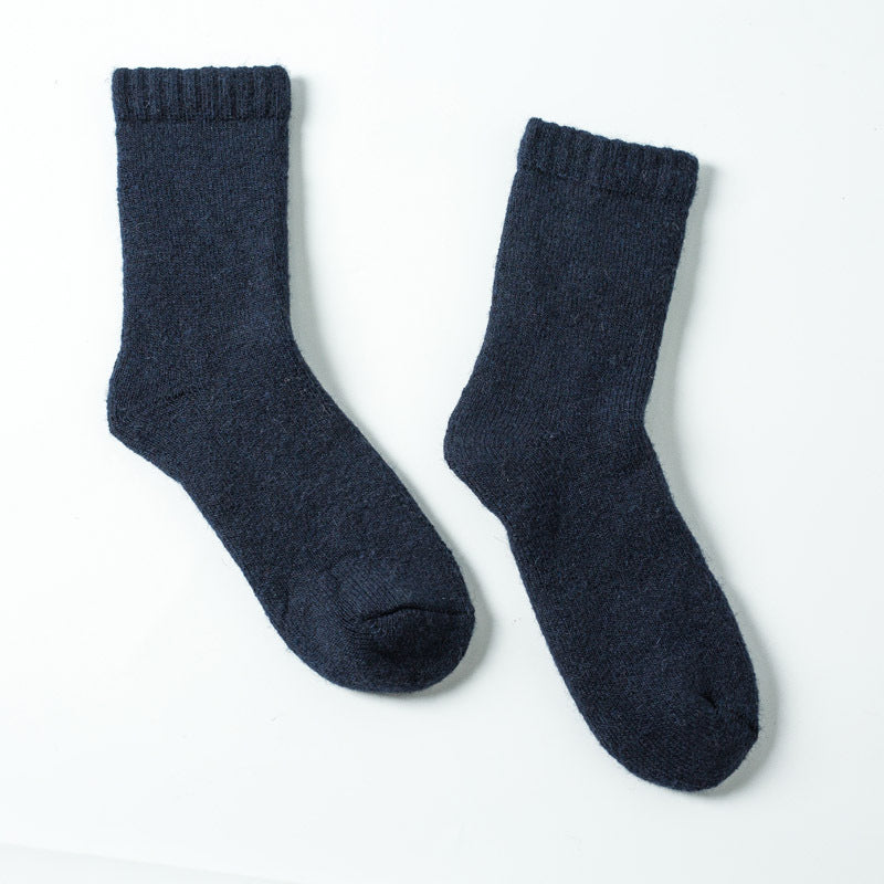 Winter Warm Thickened Wool Men's Socks 4 Pairs