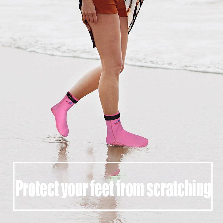 Diving Socks Unisex 3mm Cold-proof Warm Surf Swimming Beach Socks - CHALIER