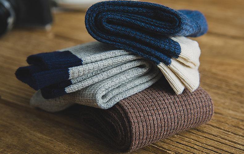 Chalier Men Knitted Socks Thicken and Warm 5 Pack - CHALIER