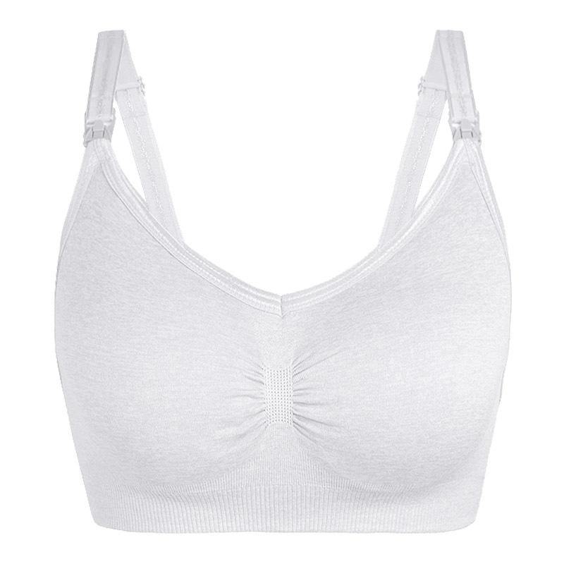 Nursing Bras for Breastfeeding Nursing Wirefree Soft Lined Women Sexy Maternity Bralette - CHALIER