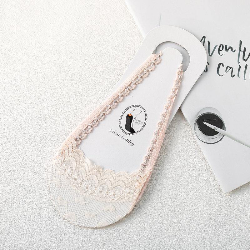 Womens Ultra Low Cut Socks Non-Slip Liner Socks Invisible Flats Socks - CHALIER