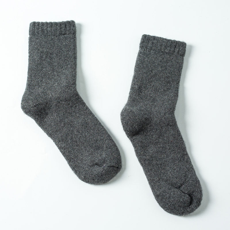 Winter Warm Thickened Wool Men's Socks 4 Pairs