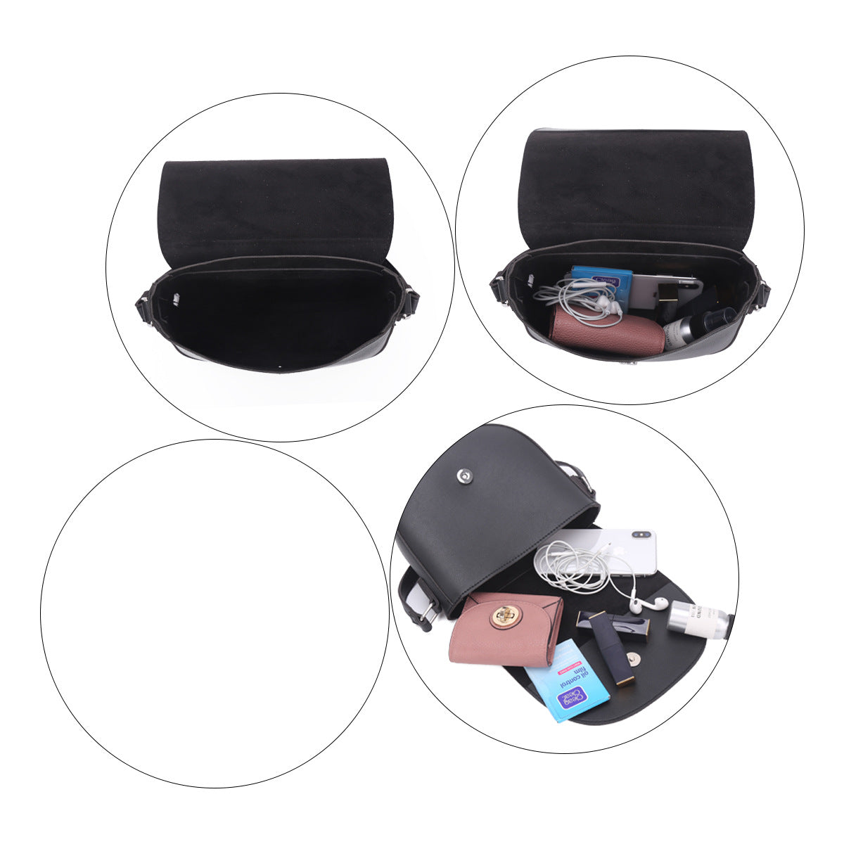 Women Cartoons Printed Shoulder Messenger Bag