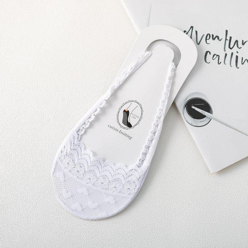 Womens Ultra Low Cut Socks Non-Slip Liner Socks Invisible Flats Socks - CHALIER