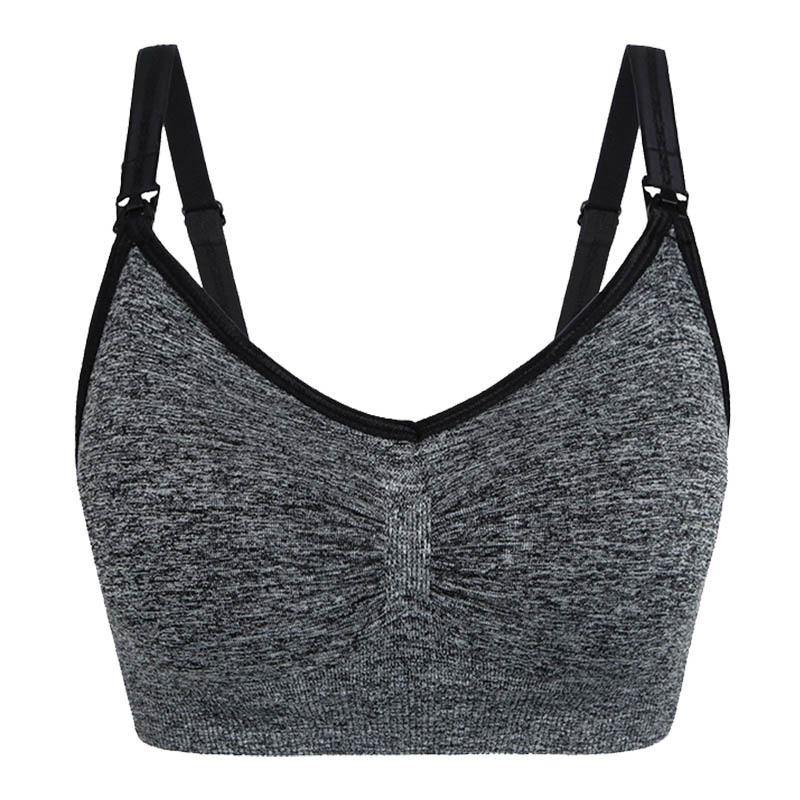 Nursing Bras for Breastfeeding Nursing Wirefree Soft Lined Women Sexy Maternity Bralette - CHALIER