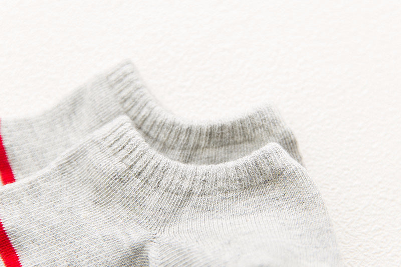 Chalier Women Cotton Socks Rainbow Stripe