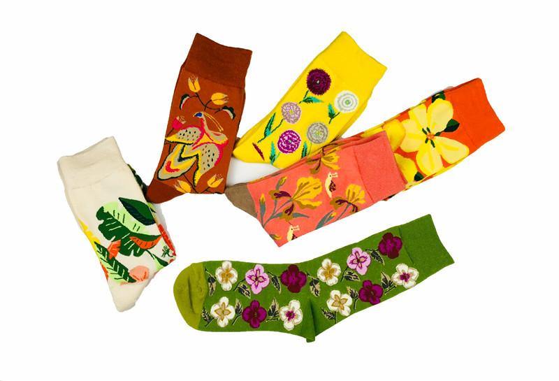Funny Socks for Men Novelty Crazy Crew Dress Socks Cool Cute Animal Socks Set 6 Pair - CHALIER