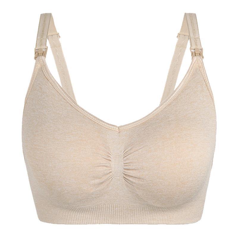 Nursing Bras for Breastfeeding Nursing Wirefree Soft Lined Women Sexy Maternity Bralette - CHALIER