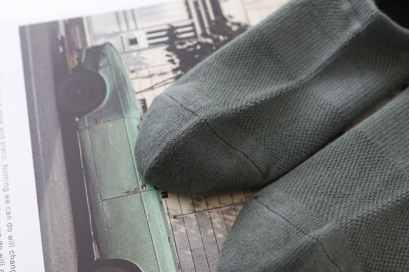 Chalier Men Sports Ankle Socks Mesh 5 Pack