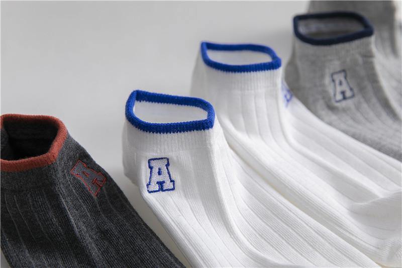 Chalier Men Athletic Cotton Socks Breathable 5 Pack - CHALIER