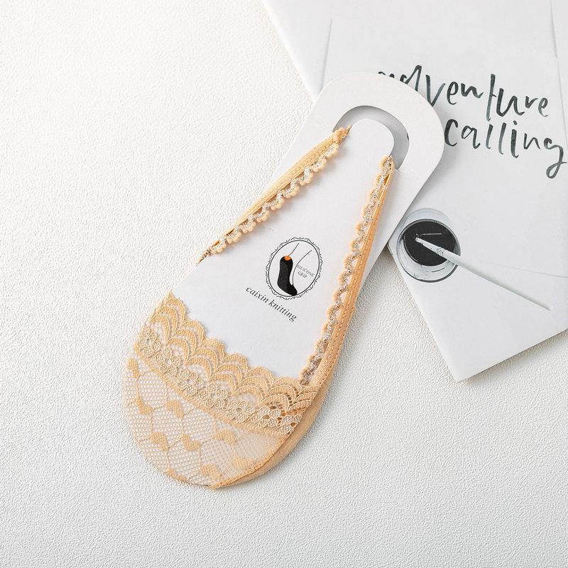 Womens Ultra Low Cut Socks Non-Slip Liner Socks Invisible Flats Socks - CHALIER