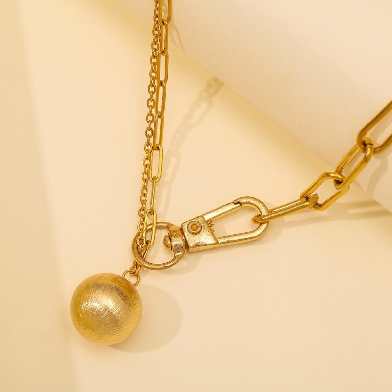 Female Design Necklaces Women Gold Hot Choker Jewelry