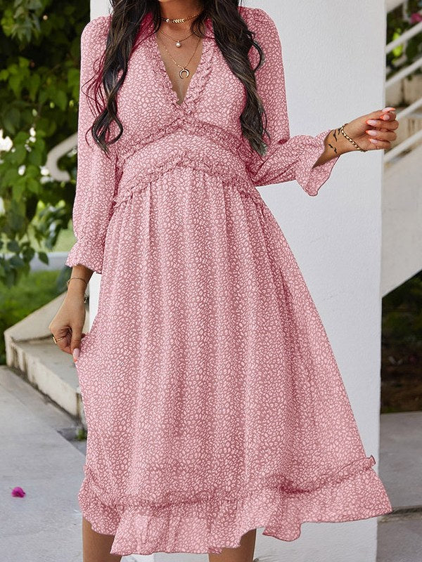 Women's Fashion Dress Hot Tunic Polka Dot Skirt