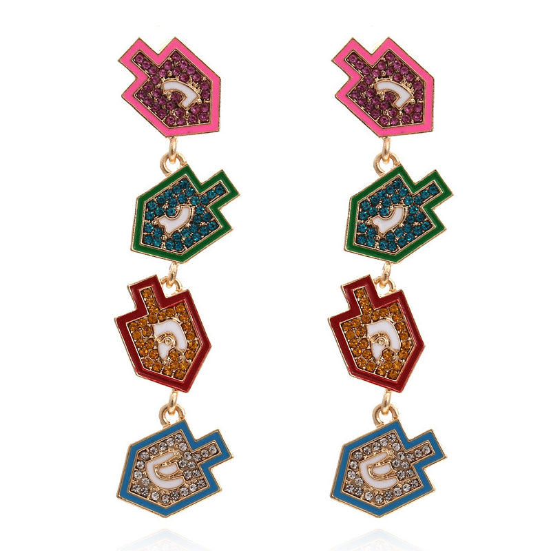 Female Fashionable Earrings Women Design Drop Earrings