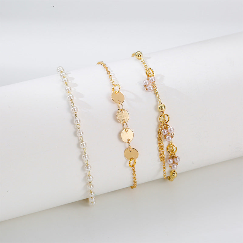 Female Design Bracelets Women Gold Jewelry Set