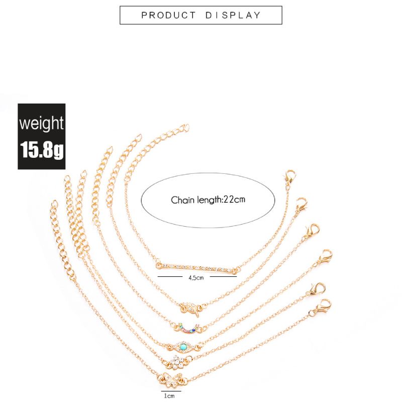 Female Fashionable Bracelets Woman Design Mini Jewelry Set