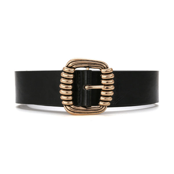 Women Design Fashion Dress Belt Hot Square Metal Belt