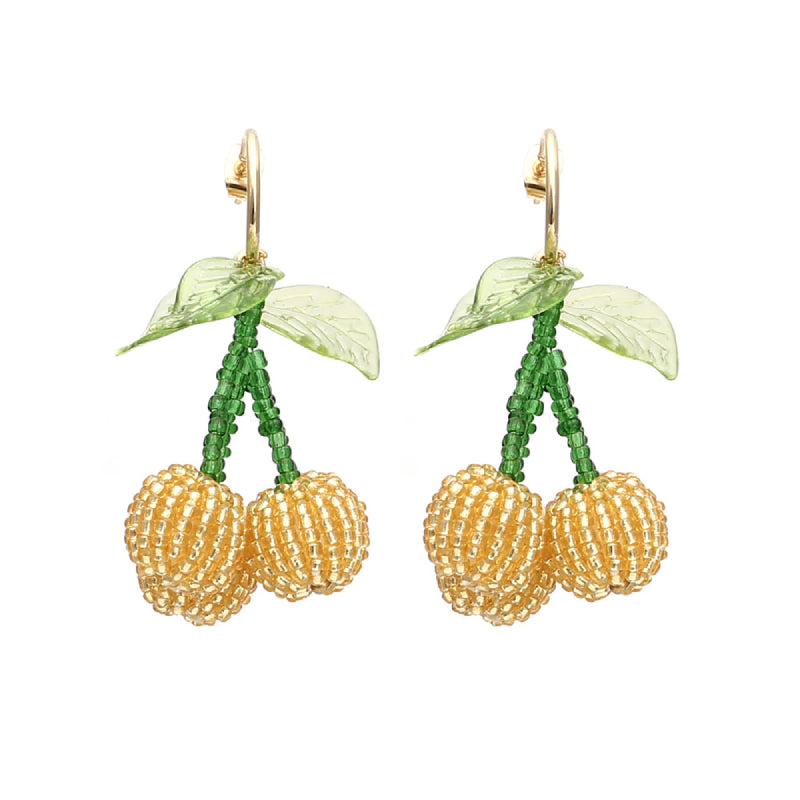 Female Hot Earrings Women Design Cherry Earrings