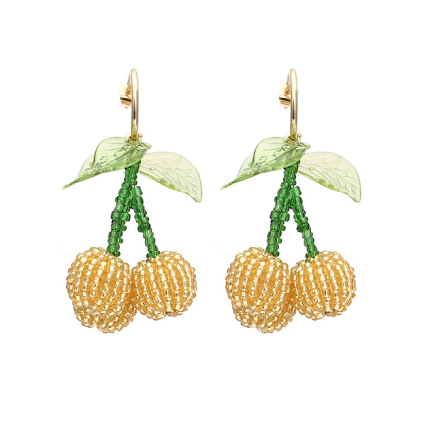 Female Hot Earrings Women Design Cherry Earrings