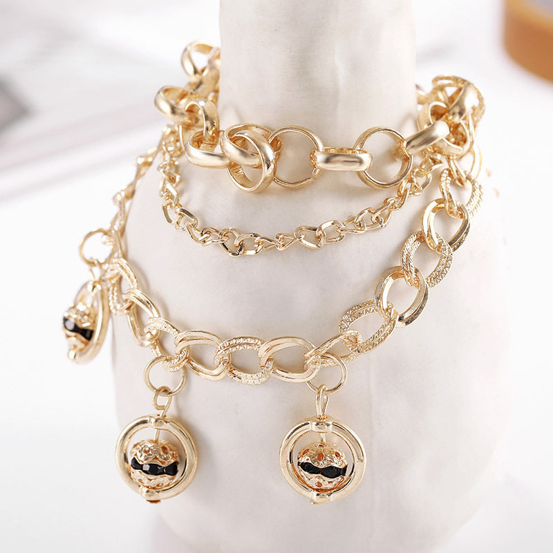 Female Fashionable Bracelets Women Hot Gold Drop Jewelry