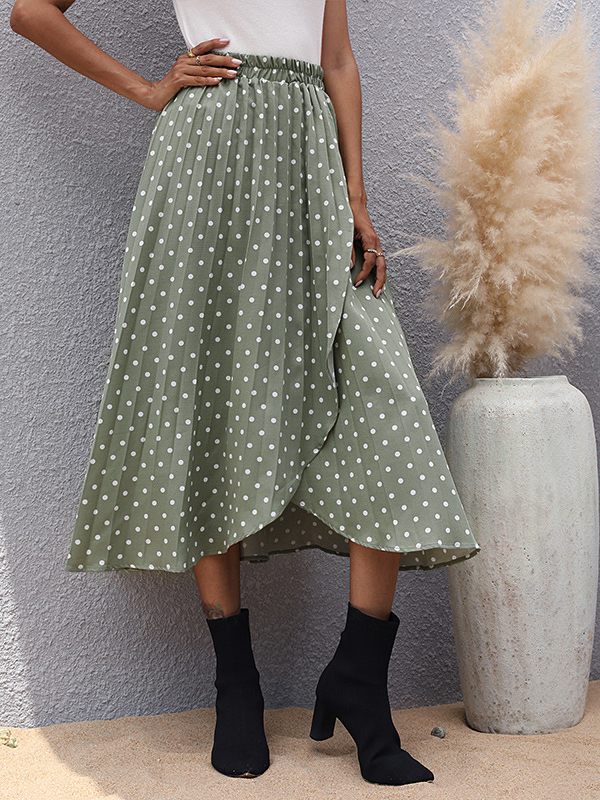 Women's Fashion Skirt Polka Dots Skirt